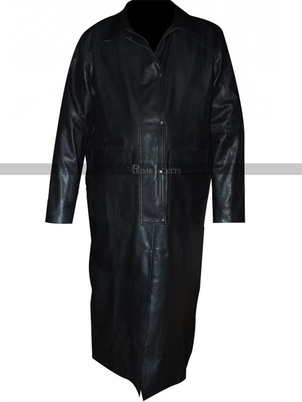Sting Returns 2015 Black Leather Coat