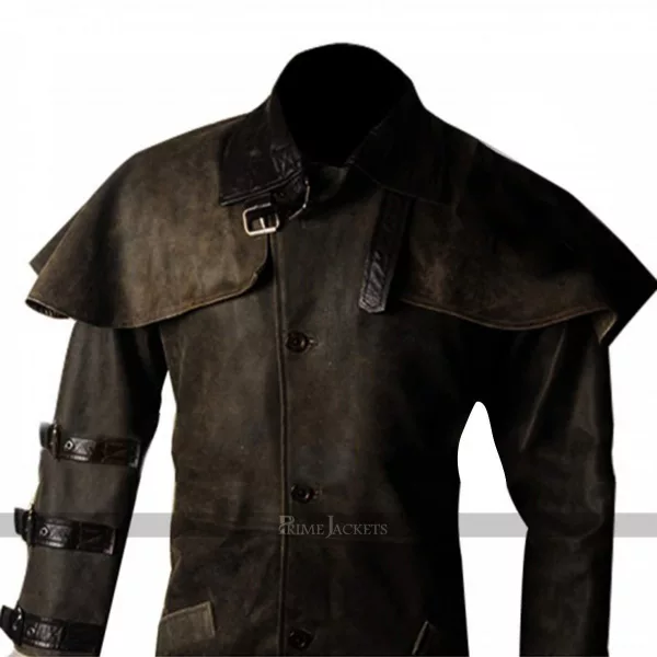 Ron Perlman Hellboy Trench Leather Coat Costume