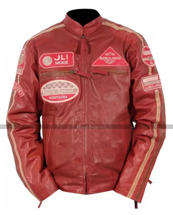 Aviatrix Mens Boys JLI Mode Real Leather Bikers Jacket