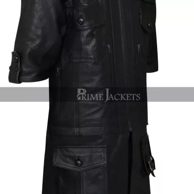 Gladiolus Amicitia Final Fantasy XV Black Leather Jacket – Slim Fit Jackets