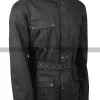 New Mens Lewis Creek Motorcycle Belted Cotton Jacket