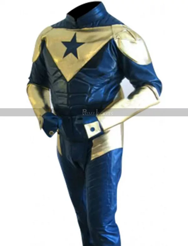 Smallville Booster Gold Eric Martsolf Leather Jacket Costume
