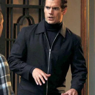 Napoleon Solo The Man From Uncle Henry Cavill Black Jacket