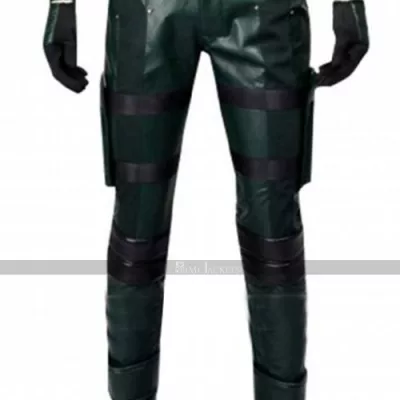 Stephen Amell Green Arrow Leather Pants