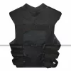 The Punisher Tactical Black Leather Vest