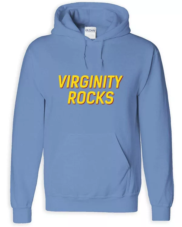 Virginity Rocks Black Hoodie