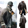 Watch Wd Aiden Dogs Pearce Trench Leather Coat