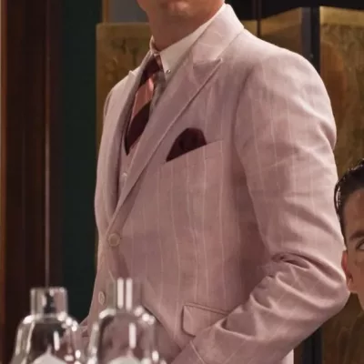The Great Gatsby Leonardo Dicaprio Jay Gatsby Pink Suit